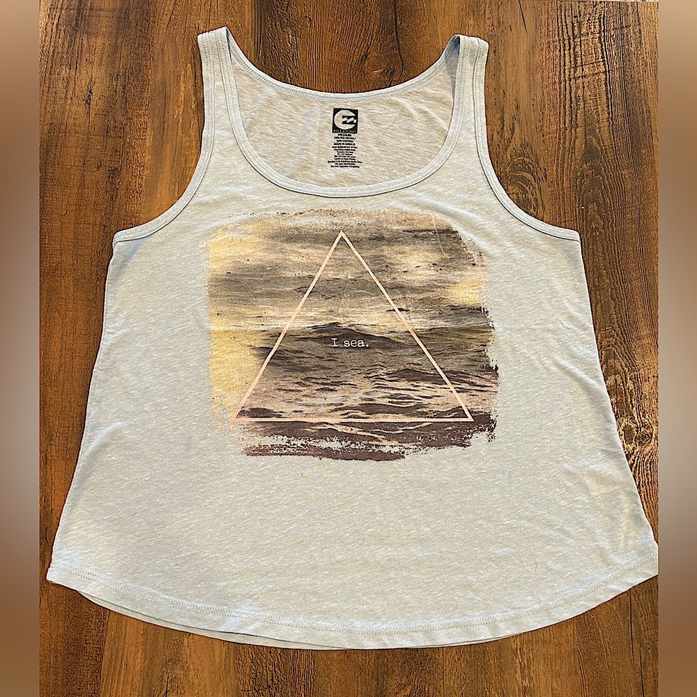 Billabong- Light blue beach tank
